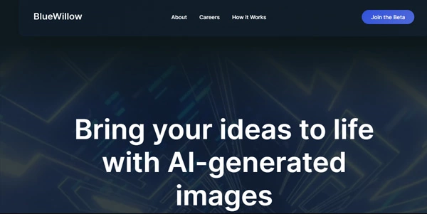 BlueWillow: free AI assisted image generation