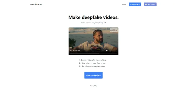 Deepfakes.lol