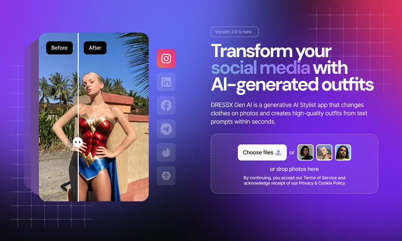 DRESSX.me: AI-Generated Fashion Outfits for Every Occasion