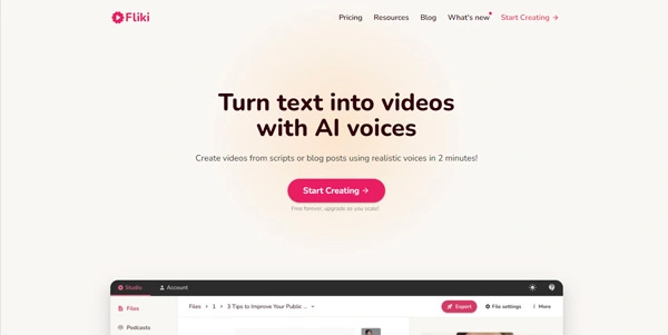 Fliki AI: full review of the Blog-to-Video tool and AI voice