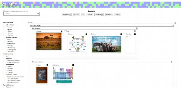 Globe Explorer: Powerful new AI search engine + Wikipedia