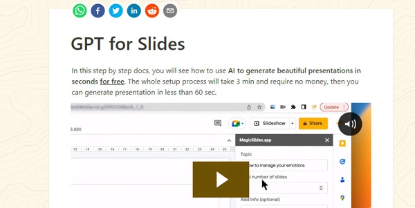 GPTforSlides