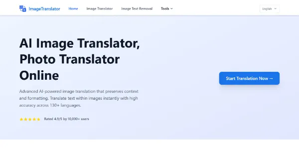 Image translator: Easily translate text from your images