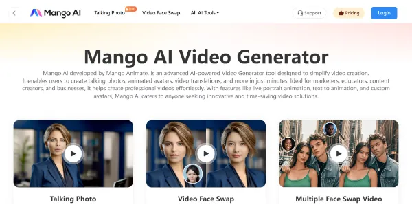 Mango AI: the powerful AI video generator (and all its incredible tools)