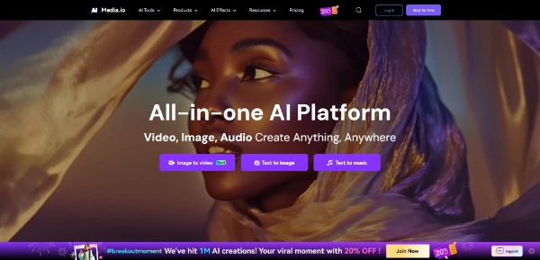Media.io: The all-in-one app for creating your videos, images, and audio