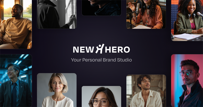 NewHero.ai: professional-quality AI photos for your brand