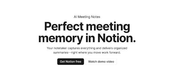 Notion AI Meeting Notes