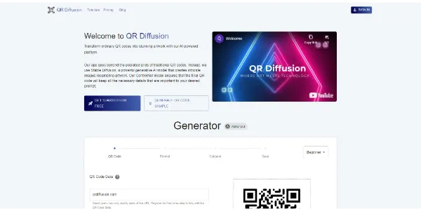 QR Diffusion: an AI customizable QR code generator