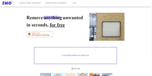 Remover ZMO: Delete elements from a photo