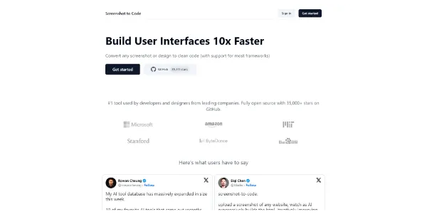 Screenshot To Code