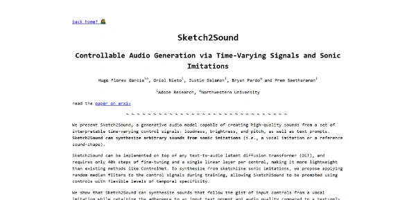 Sketch2Sound Adobe