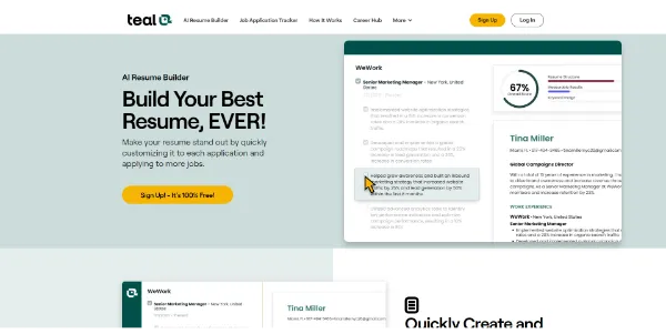 Teal Resume Builder: An Innovative Tool For The Perfect Resume