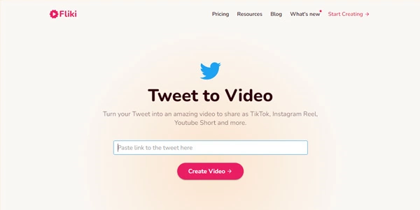 Tweet to Video